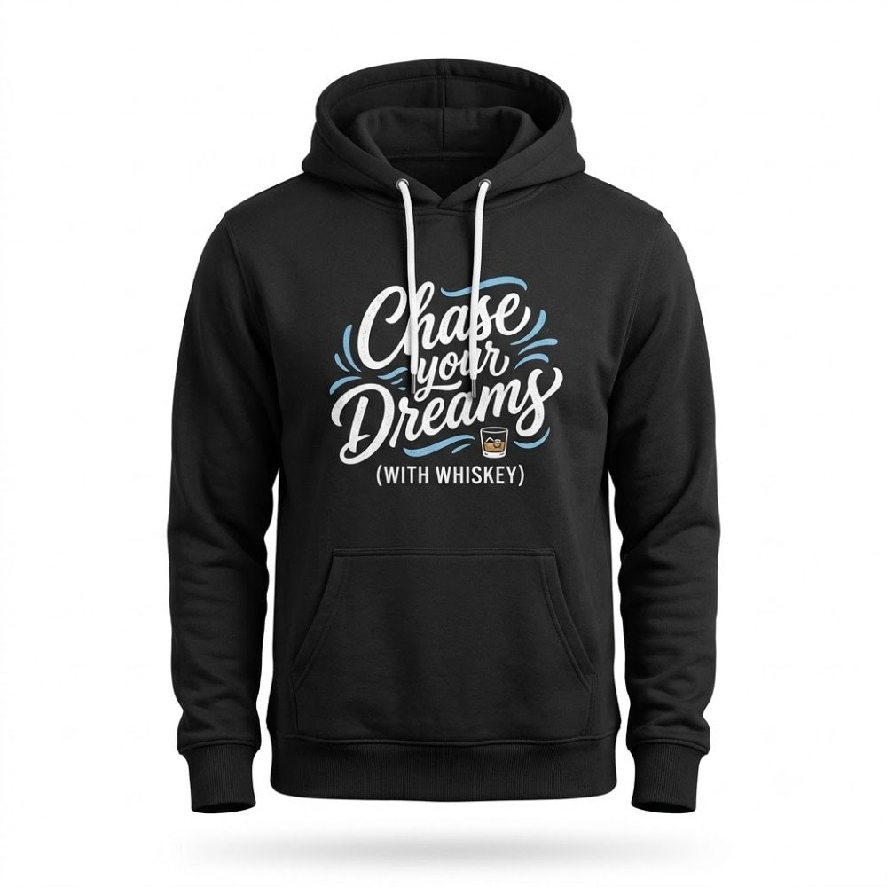 Chase Your Dreams With Whiskey Hoodie